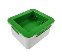 Spring.Rd Tofu Press Drainer with Water Collecting Tray, Middle Strainer & Top Lid, DIY Homemade Tofu Press, Premium Three-Layer Design Tofu Press Drainer, Remove Water from Tofu Easily, Easy to Clean