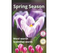 Spring related words - Word search Puzzle book: Word Search with easy to read print about Spring and related items | 6X9 inches, 110 pages | 50+ Puzzles ... Gift for travel, Holidays, and fun times