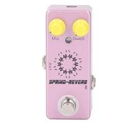 Spring Reverb Guitar Effect Pedal, Aluminum Alloy, 1/4 Inch Mono Jack, Mix & Dwell Knobs - True Bypass, Low Noise, Durable Design for Enhanced Sound