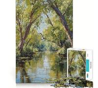 Spring River 1000 Piece Jigsaw Puzzles for Adults Teenagers Mental Toy Calm Relax Premium Cut Heartfelt Gift 38x26cm