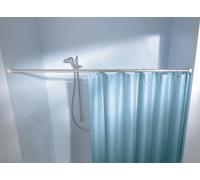 Spring Rod / Shower Curtain Rod Chrome-colored 75-125cm. Aluminum