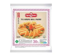 Spring Roll Pastry, 30/40 Sheets, Frozen Spring Home Tyj Spring Roll Pastry 550G (10" 30 Sheets [Pack of 1])