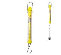 Spring Scale - 10N Tubular Spring Tension Gauge | Portable Newton Force Meter | Features Bidirectional Force Analysis, For Educational Physics Teaching Experiments And Classroom Lab