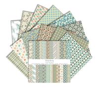 Spring Scrapbook Paper 24 Sheets 12x12 Inch Double Sided 160gsm Vintage Floral Patterns for Journaling Card Making, DIY Crafts and Photo Decor (Pastel, 30,5 x 30,5 cm)