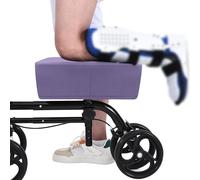 SPRING SEAON Cooling Knee Scooter Pad Cover, Memory Foam Cushion for Pain Relief, Breathable Padding for Summer, Fits Most Knee Walkers(Purple)