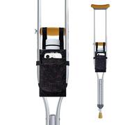 SPRING SEAON Crutches Bag Waterproof Storage Organizer Tote Bag -Lightweight Pouch for Universal Underarm Crutch with 3 Storage Pockets for Crutch Accessories