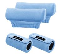 SPRING SEAON Velvet Crutch Pad Covers for Underarm and Handles,6-Piece Set | Non-Slip Inner Hand Grip Pad, Standard Underarm Crutch Fit, Daily Comfort for Adults and Youths