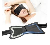 SPRING SEAON Weighted Eye Mask with 100% Patented Light Blocking Design for Men and Women, Velvet Blackout Eye Mask with Adjustable Head Circumference for Sleeping, Airplane, Travel, Gifts for Wife