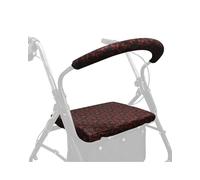 Spring Season Wheelchair Seat Cushion & Backrest, Ergonomic, Comfortable, Durable, Breathable, Waterproof, Easy Care - For Maximum Comfort & Support for Wheelchair Users (Red Lines)
