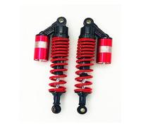 Spring Shock Absorber 350MM 8mm Spring Motorcycle Shock Absorbers For CB750 F2N BUG-GY QUAD DIRT BIKE ATV(Red black)