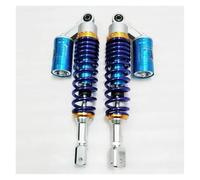 Spring Shock Absorber One Pair 340mm 350mm Universal Fork Motorcycle Scooter Shock Absorbers Rear Suspension For H-da Ya-ha S-ki Ka-saki B-W ATV(340mm)