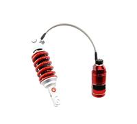 Spring Shock Damper For Street Sports Car Motorcycle Modified Center With Line Bottle Adjustable Damping Fork Shock Absorber 265mm(Red)
