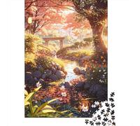 Spring Shores 1000-Piece Puzzle for Adults, 70x50cm/1000pcs; for A Quiet Evening Project at Home; White Cardboard for Steady Handling