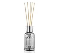 SPRING Silver Reed Diffuser 100ml with 5 Reed Sticks - French-Made Perfume Diffuser, Home Aromatherapy with Elegant Glass Bottle - Luxury Gift for Home Fragrance, Long-Lasting French Musk Scent