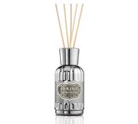SPRING Silver Reed Diffuser 180ml with 5 Reed Sticks - French-Made Perfume Diffuser, Home Aromatherapy with Elegant Glass Bottle - Luxury Gift for Home Fragrance, Long-Lasting Essence of Gold Scent