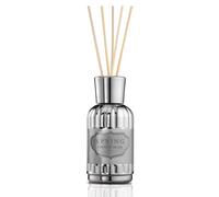 SPRING Silver Reed Diffuser 180ml with 5 Reed Sticks - French-Made Perfume Diffuser, Home Aromatherapy with Elegant Glass Bottle - Luxury Gift for Home Fragrance, Long-Lasting French Musk Scent