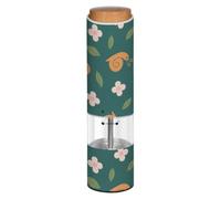 Spring Snails Flowers Green Electric Pepper Grinder Automatic Mill