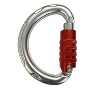 Spring Snaps Semi-Circular Triple Auto Lock Climbing Carabiner Snap Hook for Hammock Swing Set Outdoor Travel Camping Fishi