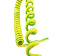 Spring Spiral Cable Stretch, Telescopic Spring Spiral Cable Kelly 13-20AWG 0.5-5m(1 core 15AWG Length 5 meters)