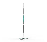 Spring & Spruce Click Switch Microfibre Mop for Cleaning Floors - 6-in-1 Design Combines a Mop, Broom, Squeegee, Duster, Crevice Brush & Scraper - Telescopic Design - Machine Washable & Reusable Pads