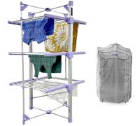 Spring&Spruce Drew&Cole Speedi Dry Tower XL - 3-Tier Heated Airer with Bonus Insulating Cover
