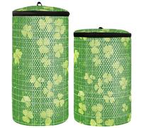 Spring St. Patrick's Day Clover Lucky Green Clover Washing Machine Bags Sneaker Washing Bag Set of 2 Laundry Shoe Bag For Washer Shoe Cleaner Bag For Washer, Spring St. Patrick's Day Clover Lucky