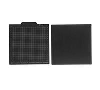 Spring Steel Build Plate, Flexible Magnetic Double - Sided 3D Printer Hotbed Sheet with Brushed and Frosted for PLA ABS Printing, High Temp up to 200°C (180 * 180mm)