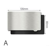 Spring Steel Flexible Build Plate for 3D Printers, 0.5mm Light-Cured Sheet with Brushed, Compatible with for Anycubic Photon for Saturn Mars Series(A)