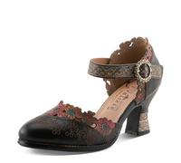 Spring Step L'Artiste Womens Happydance, Black Multi, 9.5-10