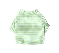 Spring Summer Cat Clothing Soft Cotton Pet Pullovers Shirt for Cats 4 Colors Striped Kitten Vest Pajamas Pets Clothes Outfits