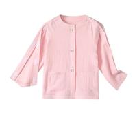 Spring & Summer Child Patient Gowns, Tearaway Post-Surgery Nursing Gowns with Pocket for Bedridden Patients(Rose,140)