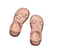 Spring Summer Girls Floral Distressed Sandals Vintage Style, Breathable Open Toe, Non Slip for Toddler Kids, Casual Beach