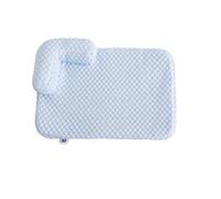 Spring Summer Sweet Puppy Cats Dog Cool Blanket Cushion Mat Natural Cooling Mat Portable Sleeping Beds Pad Washable Non-toxic with Non-Slip Bottom Blue