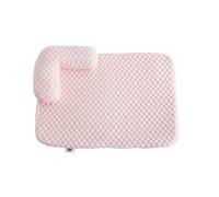 Spring Summer Sweet Puppy Cats Dog Cool Blanket Cushion Mat Natural Cooling Mat Portable Sleeping Beds Pad Washable Non-toxic with Non-Slip Bottom Pink