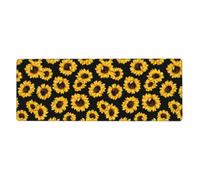 Spring Sunflowers Retro Flowers Mouse Pad 12x31.5in Extended Desk Mat