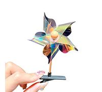 Spring Sweet Hair Clip For Toddler Girls Colorful Windmill Shape Hair Barrettes For Girls Taking Photo Camping