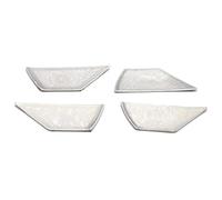 Spring talks Car Audio Speaker Cover For Mazda CX50 Cx-50 2023 2024 Car Door Speakers Stereo Decorate Cover Speaker Trim Audio(E-silver Inner Bowl Co)