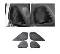Spring talks Car Audio Speaker Cover For Mitsubishi For Outlander 2022 2023 2024 Scratchproof Car Door Speakers Stereo Decorate Cover Speaker Trim Audio(B-ss Black)