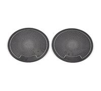 Spring talks Car Audio Speaker Cover For Tesla For Model Y 2020 2021 2022 2023 Car Door Speakers Stereo Decorate Cover Speaker Trim Audio(B-black)