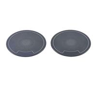 Spring talks Car Audio Speaker Cover For Tesla For Model Y 2020-2021 Car Door Speakers Stereo Decorate Cover Speaker Trim Audio(H-rear Door)