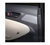 Spring talks Car Audio Speaker Cover For Toyota For Avalon XX50 2019-2023 Scratchproof Car Door Speakers Stereo Decorate Cover Speaker Trim Accessory Audio(A-titanium Silver)