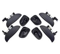 Spring talks Car Interior Door Handles For Hyundai For Atos For Amica For Sanatro 1997-2005 8265002000 8266002000 8261022001 Exterior Interior Door Handle Front Rear Left Right(Outside Inside Kit)