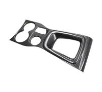 Spring talks Car Interior Mouldings Car Gear Shift Knob Water Cup Frame Panel Cover Trim for Kadjar 2015-2017(Carbon Texture)