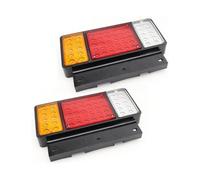 Spring talks Rear Light Assemblies 2PCS 12V 24V Car Rear Tail Light Taillight Bright Lamp For Isuzu For Elf For Truck NPR For NKR NHR NLR 1984-UP(12V)