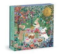 Spring Tea Party 500 Piece Foil Puzzle, Galison,