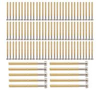 Spring Test Probe 100Pcs High Precision Durable Spring Loaded Pins for Industrial Testing Equipment Brass Material 2.36mm Size P156H Model