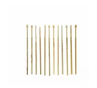 spring test probes 10PCS Gold-plated PAL75/A2/B1/H2/Q1/Q2/E2/T2/G2/F1/LM2 Spring Test Needle Outer Diameter 1.02mm Total Length 33.35mm For Testing(PAL75-G2)