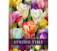 Spring Time: A Relaxing Spring Coloring Book for Adults with 50 Beautiful Designs - Ideal for Stress Relief, Relaxation and Creative Expression (Calm Coloring Collection)