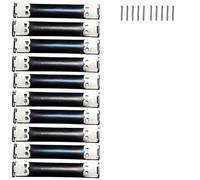 Spring Tips, 0.6 inch (15 mm) Wide, Strong, Manganese Steel, Handmade | Set of 10 strong manganese steel spring tips For making leathercraft, handmade pouches, etc. Silver color