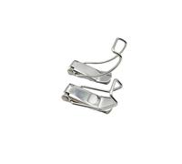Spring Toggle Latch Hasp, Spring Loaded Toggle Latch 20pcs Silver for Door Window Drawer(Sliver 115b)